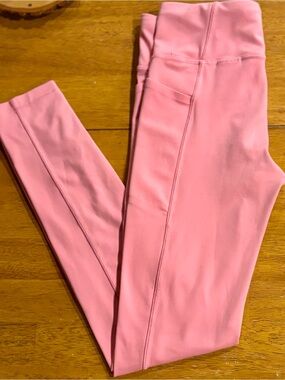 Athleta Girl High Rise Stash Your Treasures Tight Leggings Pink Girls L/12